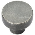 thumbnail image 1 of Ashley Norton 3880 11/4 Solid Bronze Helios 1-1/4" Mushroom Cabinet Knob - White, 1 of 2