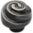 thumbnail image 1 of Ashley Norton 391 Rose 1-5/8" Round Luxury Solid Bronze Spiral Designer Cabinet / Drawer, 1 of 2