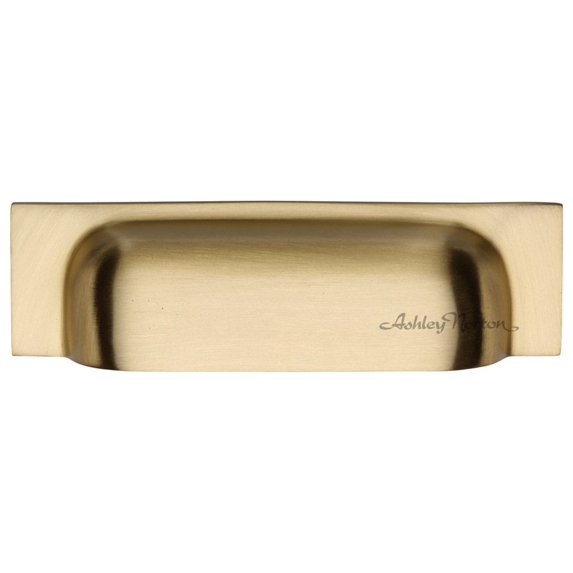 Ashley Norton MT2766-096-MSB Industrial 3-3/4" Center To Center Luxury Solid Brass Squared