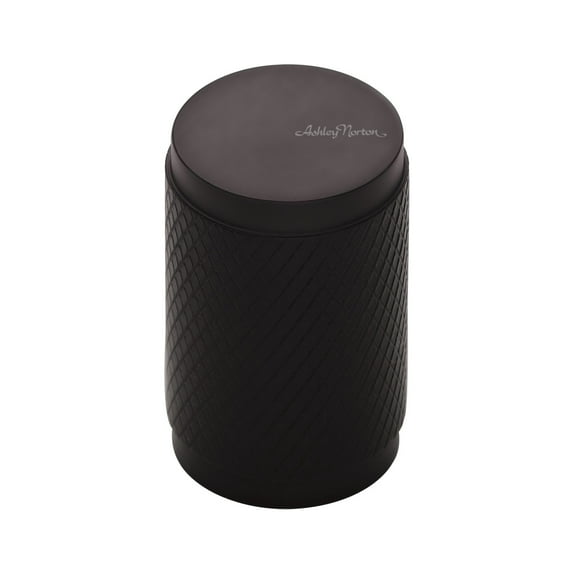 Ashley Norton Mt3850-020 Solid Brass Button Diamond Knurled 13/16" Cylindrical Mini Small