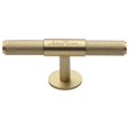thumbnail image 1 of Ashley Norton MT4463-000-MSB Basel 3-9/16" Long Luxury Solid Brass T Bar Diamond Knurled, 1 of 2