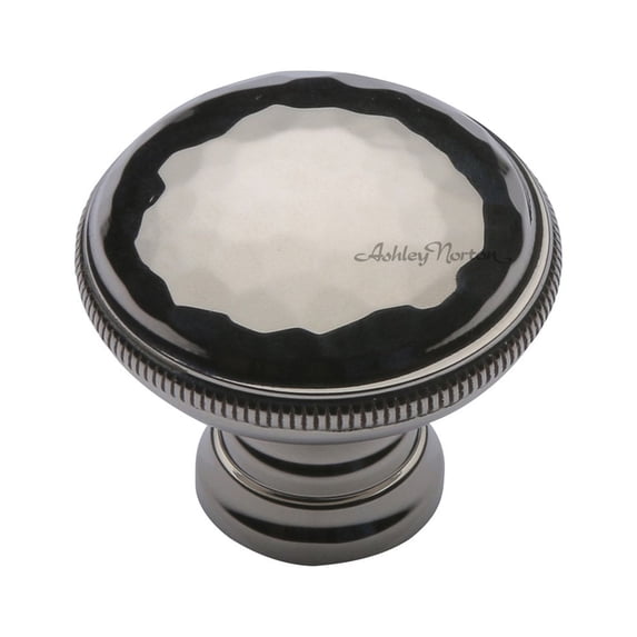 Ashley Norton MT4545-032-PNI Luxury 1-1/4" Round Solid Brass Hammered Surface Mushroom