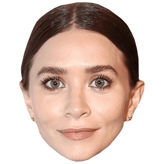 Ashley Olsen (Make Up) Celebrity Mask, Flat Card Face, Fancy Dress Mask