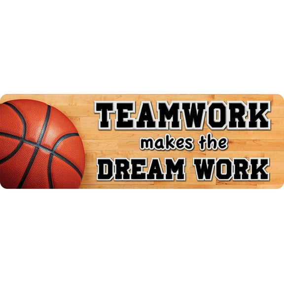 Ashley Productions The Original Fun Mat, Mat Runner, 15.5" x 47", Basketball Teamwork