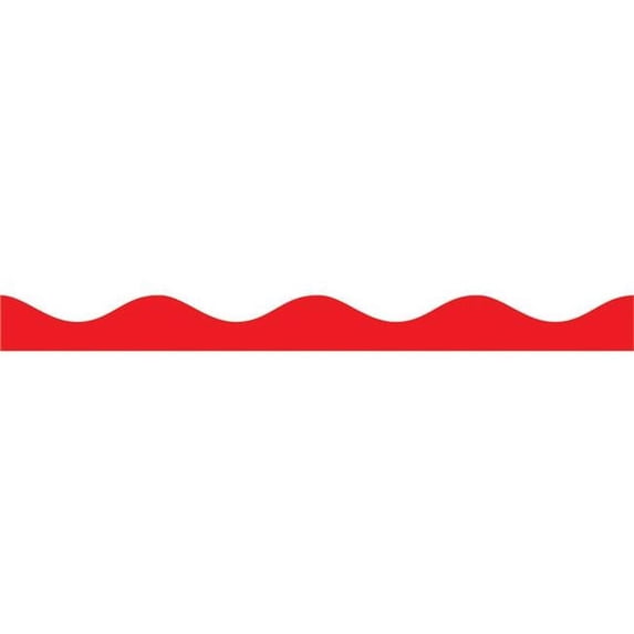 Ashley Productions ASH10191BN 1 x 12 in. Red Magnetic Border, Pack of 6