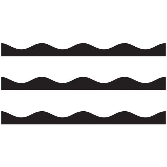 Ashley Productions Big Magnetic Magi-Strips, Black, 18 Pieces