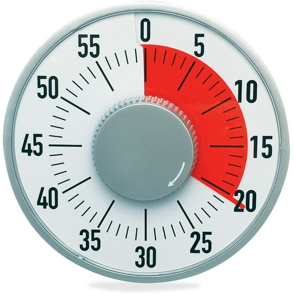 Ashley Productions Big Time To Go Timer 6-1/4" Gray/White 50102