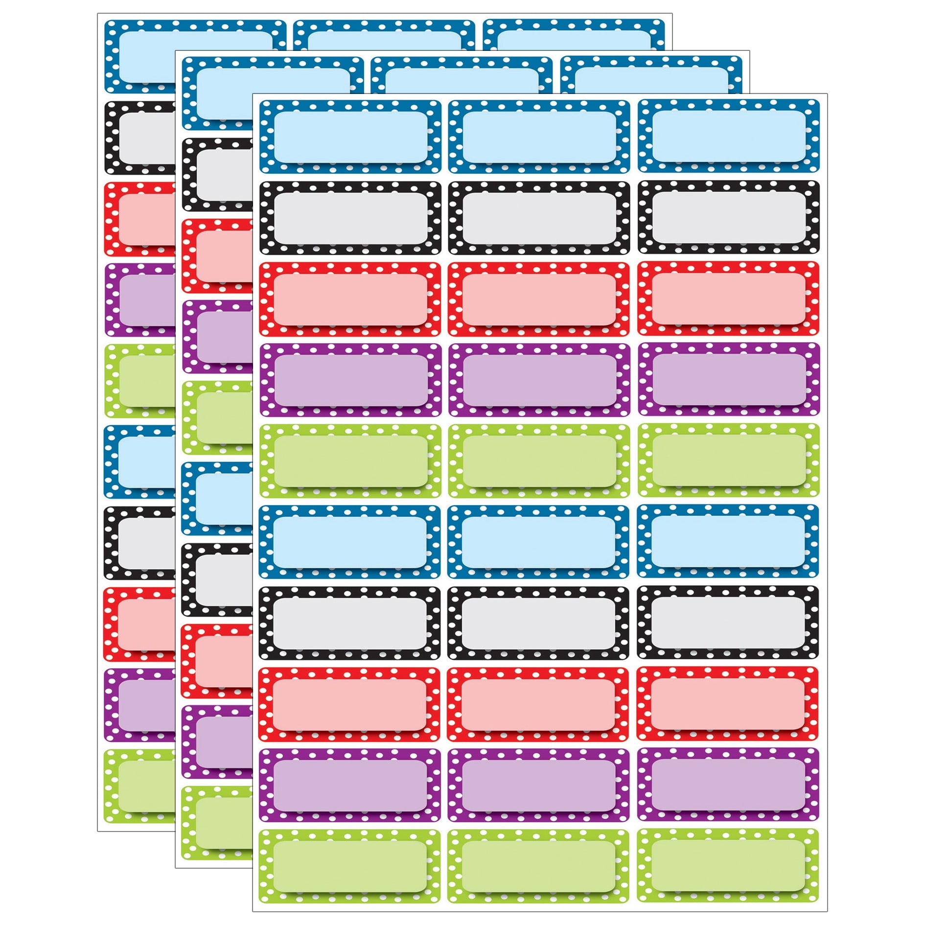 Assorted Color Magnetic Foam Nameplates Bundle, 14" Length