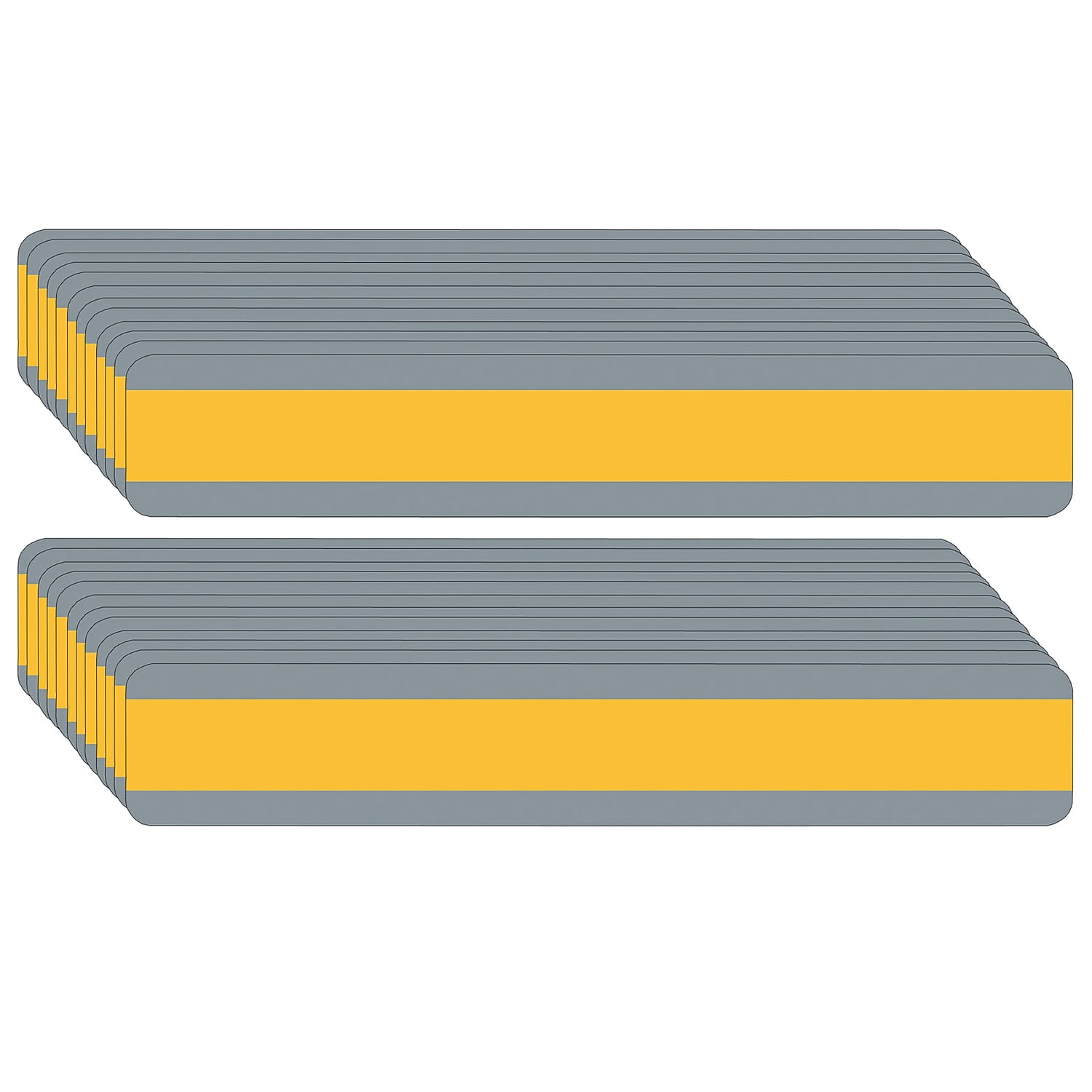 Goldenrod Plastic Double Wide Sentence Strip Reading Guide Set