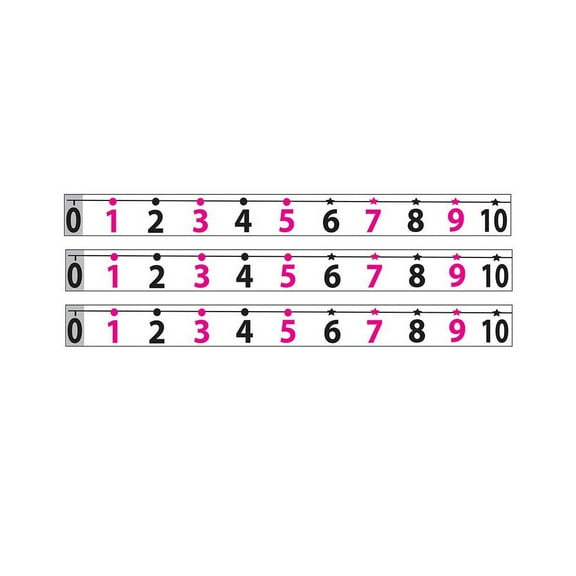 Ashley Productions Magnetic Number Line -20 to 120, Pack of 3