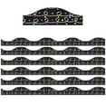 thumbnail image 1 of Magnetic Scallop Border, White Chalk Loops with Color Chalk Dots on Black, 12 Feet Per Pack, 6 Packs, 1 of 2