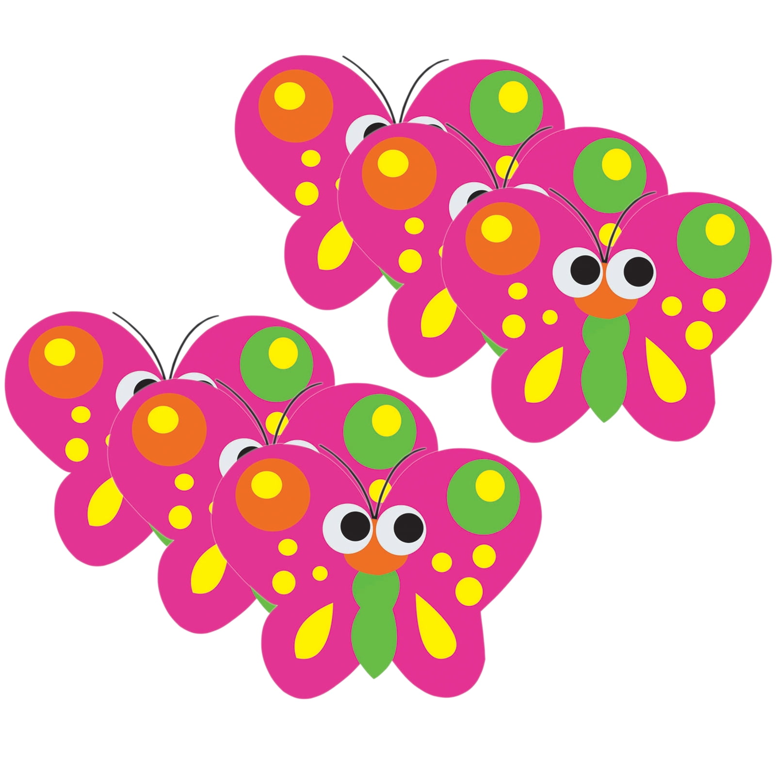 Butterfly Shaped Magnetic Whiteboard Erasers for Kids, Set of 6