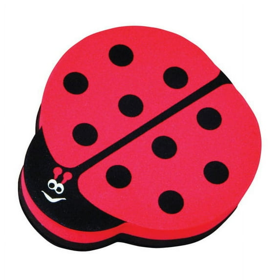 Ashley Productions Magnetic Whiteboard Erasers, 3 3/4", Ladybug, Pack Of 6