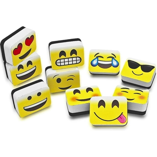Ashley Productions® Mini Whiteboard Erasers, Emotions