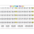 thumbnail image 1 of Ashley Productions Placemat Studio Smart Poly 1-100 Counting Learning Placemat, 13" x 19", Single Sided, Pack of 10, 1 of 2