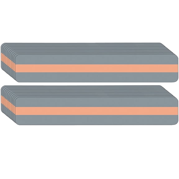 Ashley Productions Sentence Strip Reading Guide, 1-1/4" x 7-1/4", Peach, Pack of 24