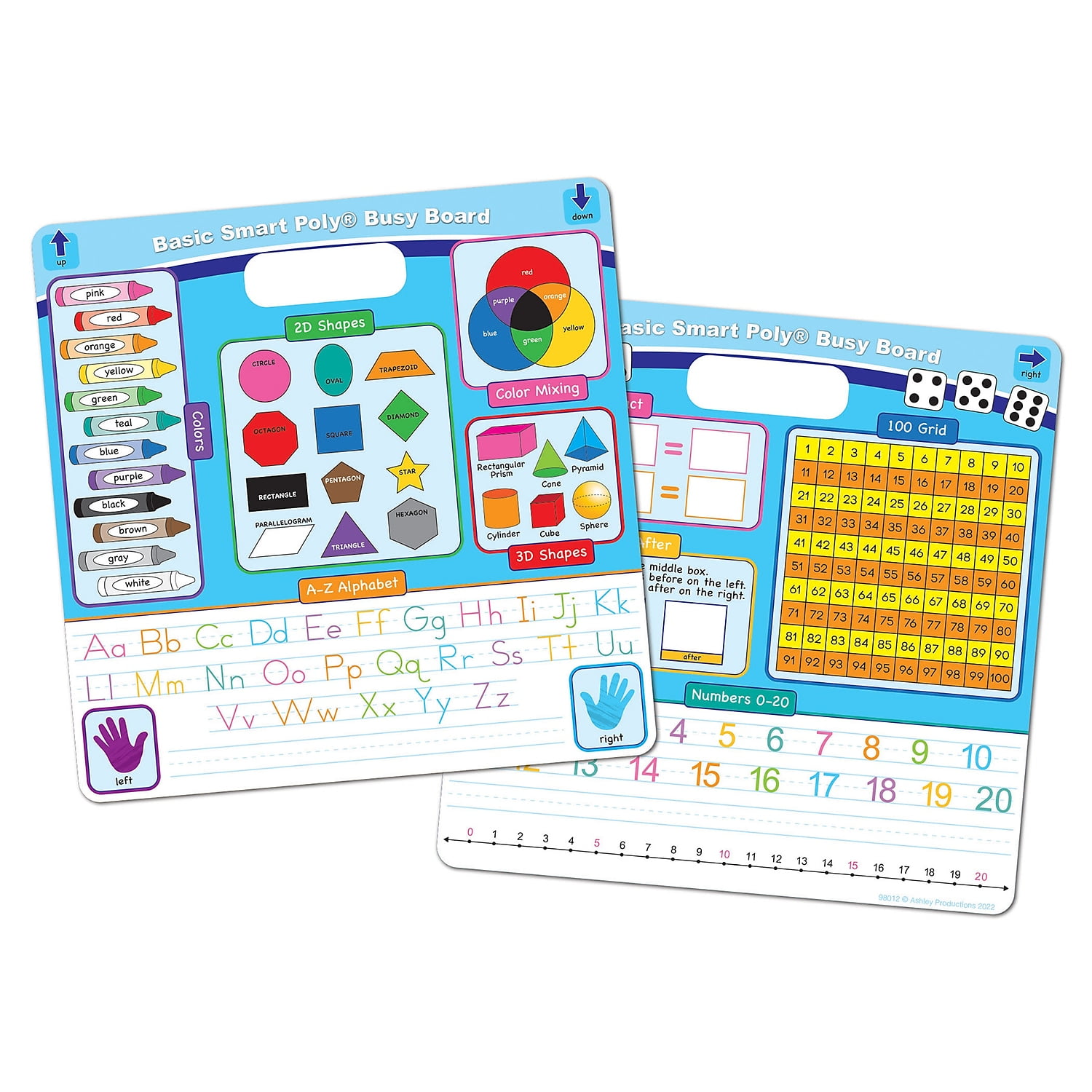Ashley Productions ASH98012 10.75 x 10.75 in. Dry Erase Busy Board ...
