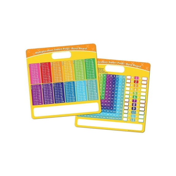 Ashley Productions Smart Poly Dry Erase Multiplication Activity Busy Board w/