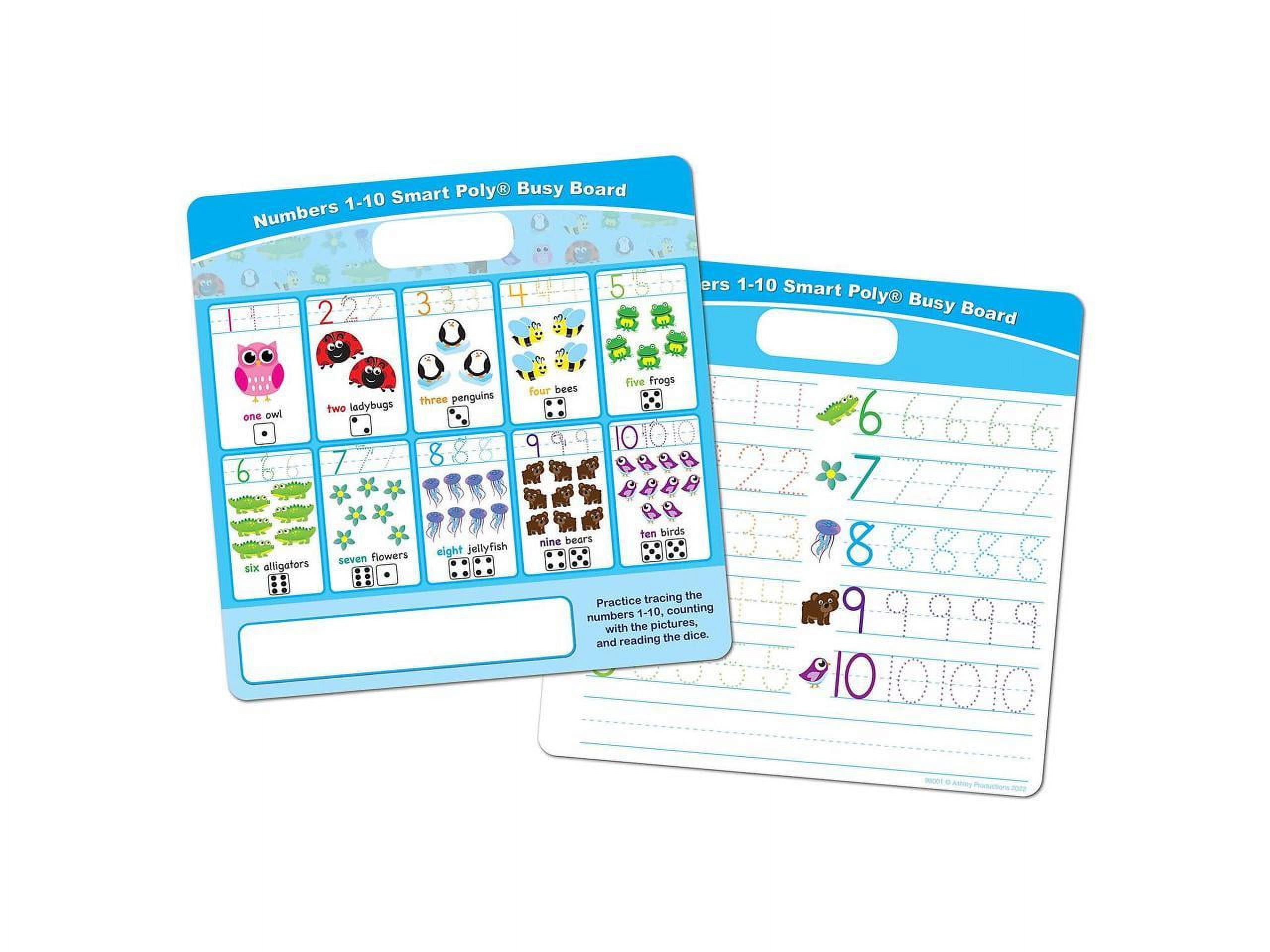 Ashley Productions Smart Poly Dry Erase Numbers 110 Activity Busy
