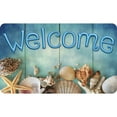 thumbnail image 1 of Ashley Productions The Original Fun Mat, Welcome Mat, 18" x 30", Beach Life Welcome, 1 of 4