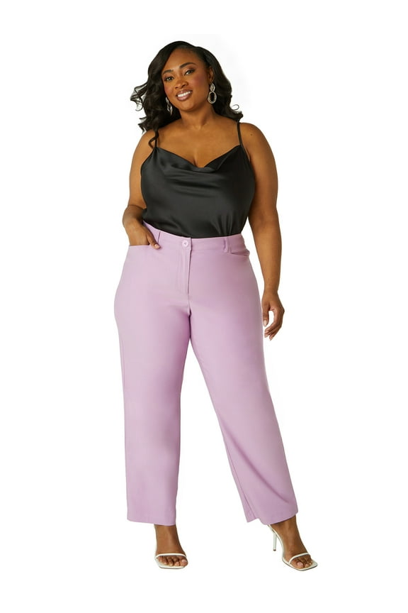 Women's Plus Millennium Suit Pant with Strech, Sizes 10/12-26/28