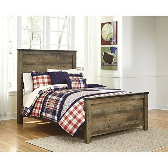 Ashley Trinell Full Panel Bed in Brown