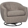 thumbnail image 1 of Ashley Tufted Polyester Glider Rocking Chair, Taupe, 1 of 6