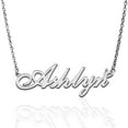 thumbnail image 1 of Ashlyn Custom Name Necklace Customized Personalized Plated Name Necklace for Mother Daughter Friendship Women Valentine's Day Christmas Birthday New Year Silver, 1 of 7