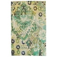 thumbnail image 1 of Ashlyn Modern Abstract, Green/Yellow/Ivory, 5'-6" x 8'-6" Area Rug, 1 of 4