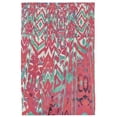 thumbnail image 1 of Ashlyn Modern Abstract, Pink/Green, 4' x 6' Accent Rug, 1 of 4