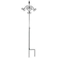 thumbnail image 1 of Ashman 91 Inch Shepard's Hook Floral Design Steel Ground Stake Plant Hanger, 1 of 8