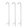 thumbnail image 1 of Ashman 92 Inch Shepherd's Hook Premium Metal Garden Plant Hanger, (3 Pack), 1 of 7