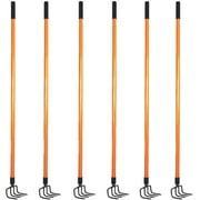 Ashman Garden Cultivator (6 Pack)– Sturdy Hand Tiller/Cultivator – Heavy Duty Blade for Digging, Loosening Soil and Weeding – Rubber Grip Handle for a Strong Hold – Rust Resistant.