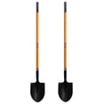 Ashman HeavyDuty Digging Shovel (2 Pack) 47-Inch Lond Handle with ...