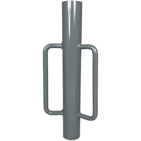 Ashman Galvanized Metal Garden Fence Post Driver - Heavy Duty, Easy to Use, Size S