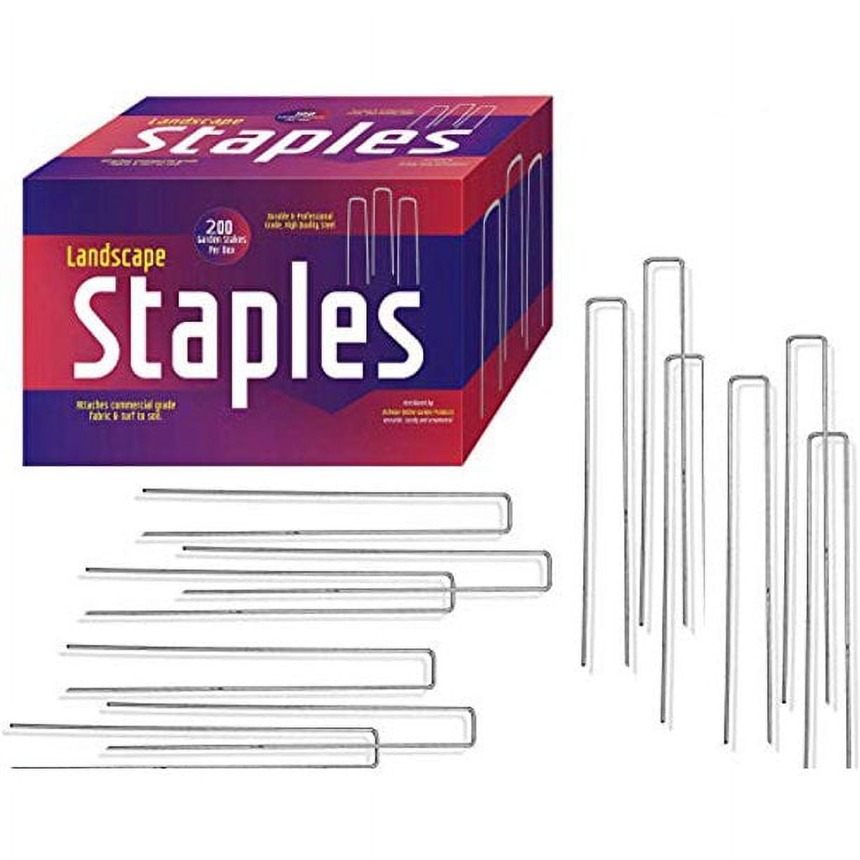 Ashman Online Galvanized Sod Staples 12 inch 200 Extra Heavy Duty