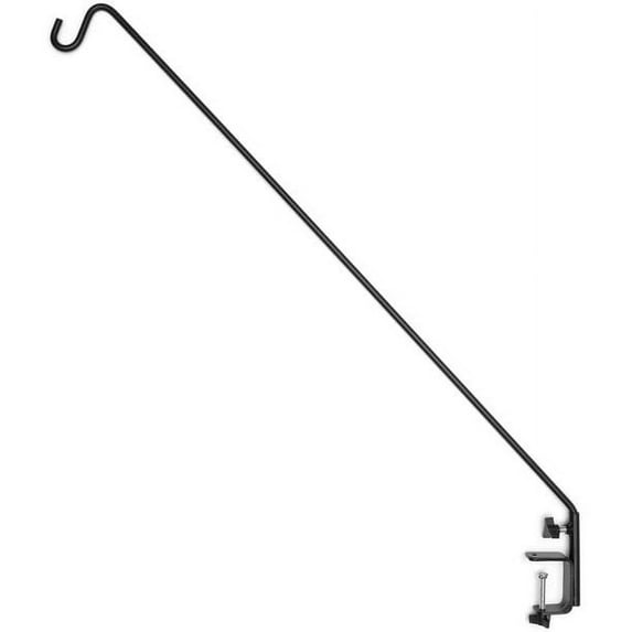 AshmanOnline 49 inch Deck Hook, Double Forged Steel Black Color 1Pack
