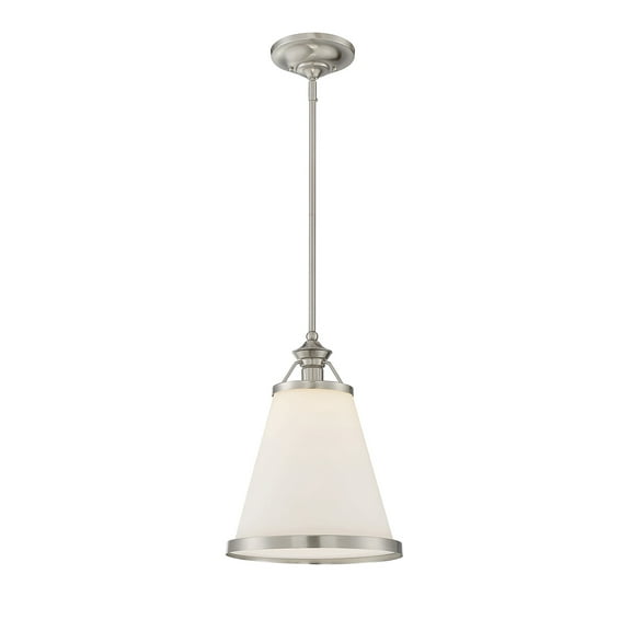 Ashmont 1-Light Pendant in Satin Nickel