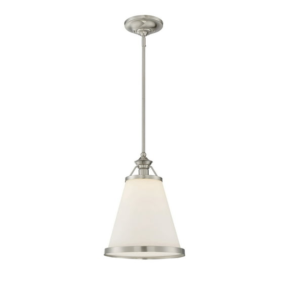 Ashmont 1-Light Pendant in Satin Nickel