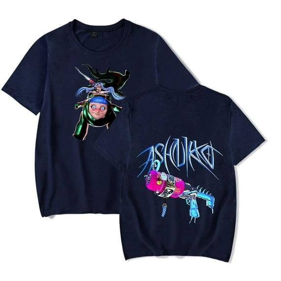 Ashnikko Hi It's Me Tour Merch T-Shirt Short Sleeve New Logo Women Men Summer Casual Fashion Short Sleeve Tee