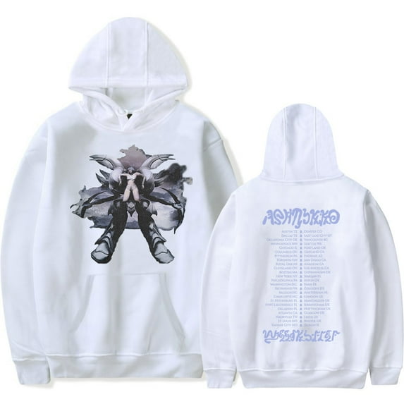 Ashnikko Hoodies Merch MECHA TOUR 2023 Popular Graphics sided Print Unisex Trendy Casual Streetwear Sweatshirt