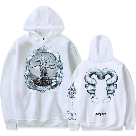 Ashnikko MAGIC TREE FRAME Hoodies Merch 2023 Popular Graphics sided Print Unisex Trendy Casual Streetwear Sweatshirt