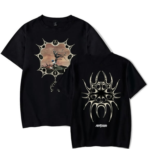 Ashnikko Shirt Merch SELF REPAIR FRAME 2023 Popular Graphics sided Print Round Neck Unisex Trendy Casual Short Sleeve T-Shirt Top