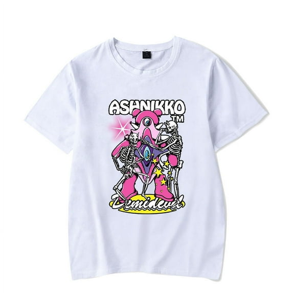 Ashnikko Shirt Merch Skeleton Dry Hump2023 Popular Graphics sided Print Round Neck Unisex Trendy Casual Short Sleeve T-Shirt Top