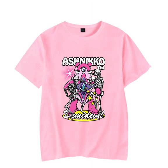 Ashnikko Shirt Merch Skeleton Dry Hump2023 Popular Graphics sided Print Round Neck Unisex Trendy Casual Short Sleeve T-Shirt Top