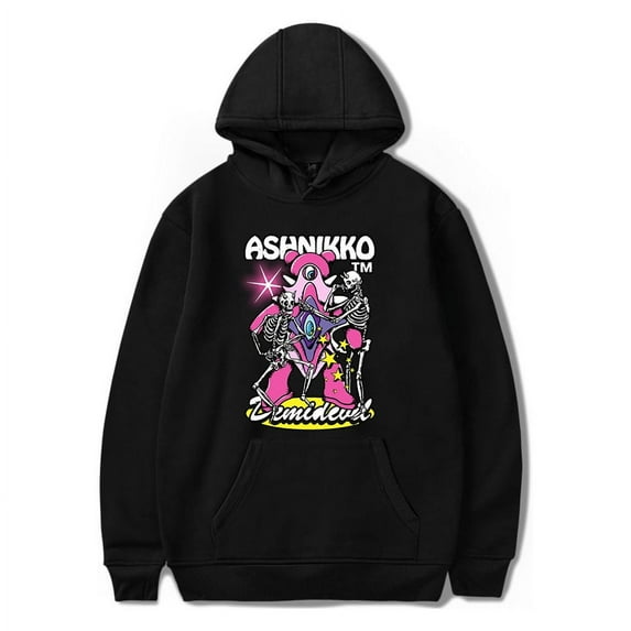 Ashnikko Skeleton Dry Hump Hoodies Merch 2023 Popular Graphics sided Print Unisex Trendy Casual Streetwear Sweatshirt