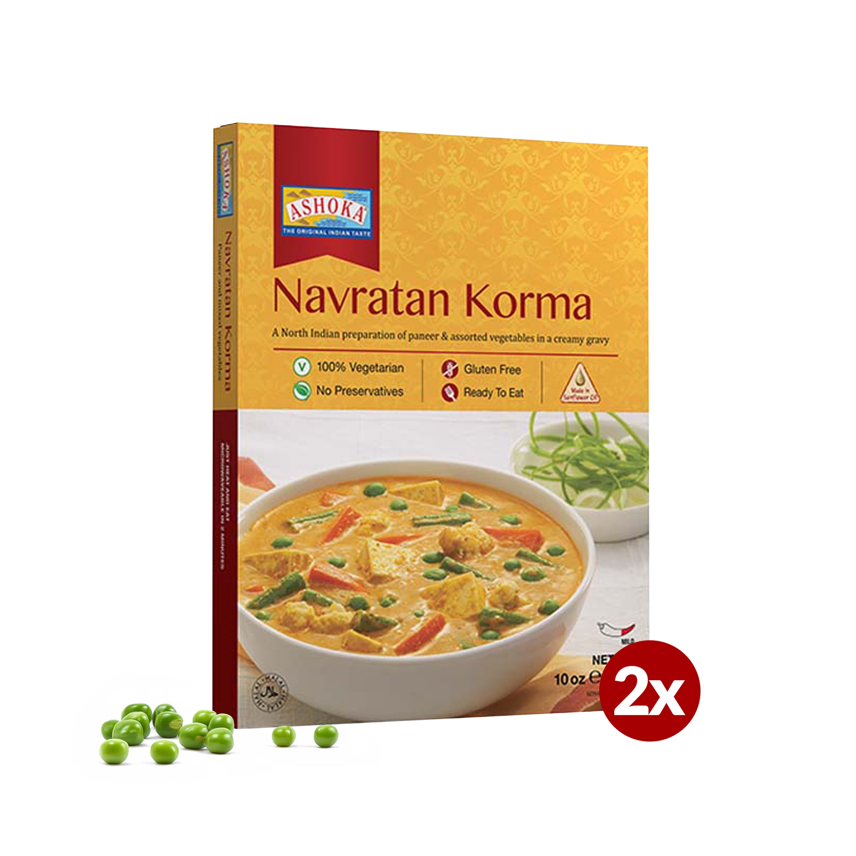 Ashoka Indian Meals 1932, Vegetarian Entry, Mixed Vegetables & Cheese ...