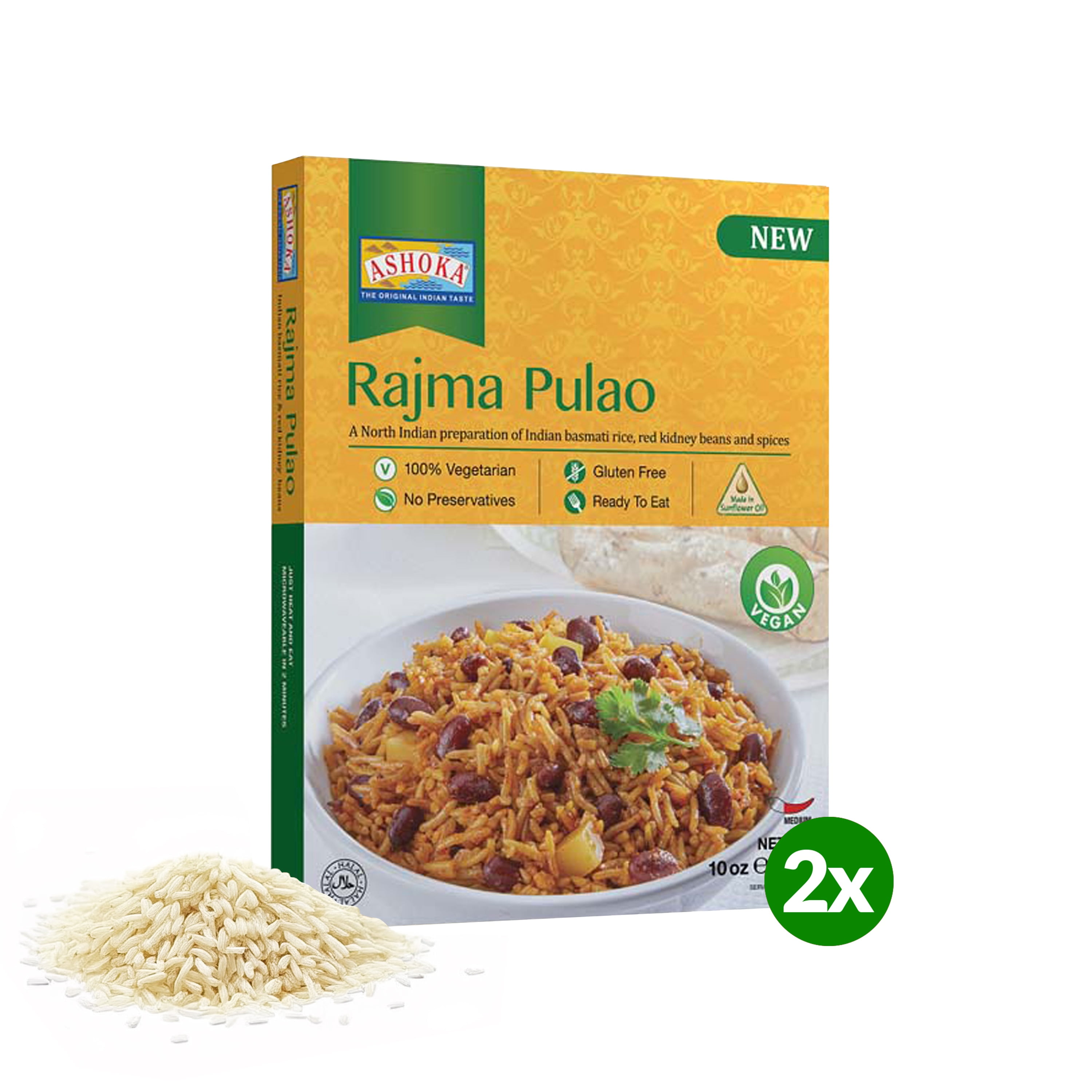 Ashoka Meals 1932, Authentic Indian Cuisine, Vegan Red Kidney Beans ...