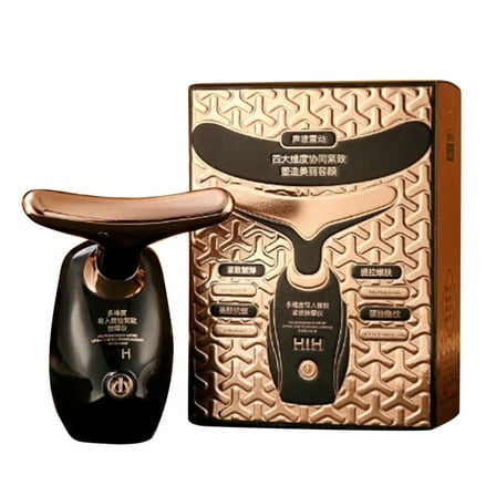 Ashosteey Anti wrinkles Facial Massager for Face and Neck,Led Face Neck Massager for Skin Care, Multifunctional Facial Skin care tools, Facial and Neck Device with Vibration,at Home