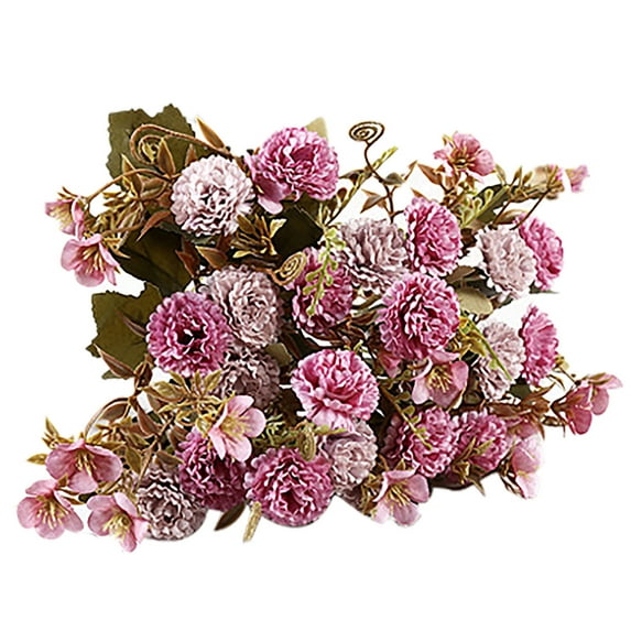 Ashosteey Artificial Silk Flowers Bouquet for Wedding Home Garden Decoration,Bouquet Flowers Artificial Wedding Decoration Bulk for Floral Vase